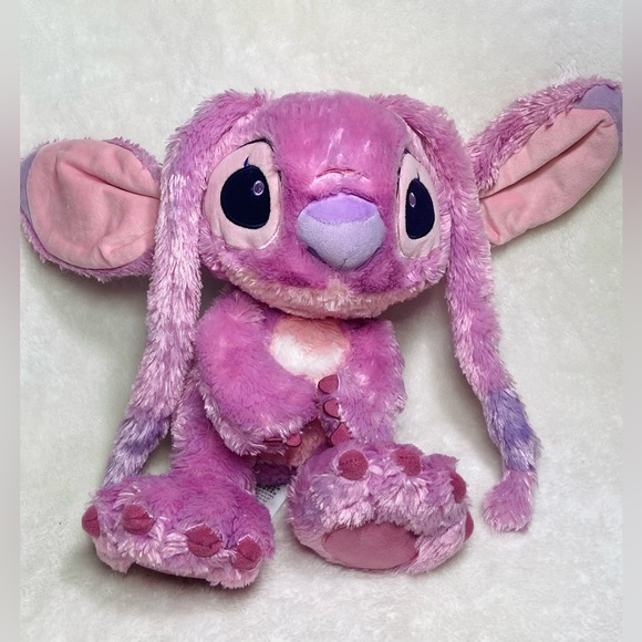 12” Disney Parks Lilo & Stitch Angel Plush Angel Big Feet Plush - Picture 1 of 6